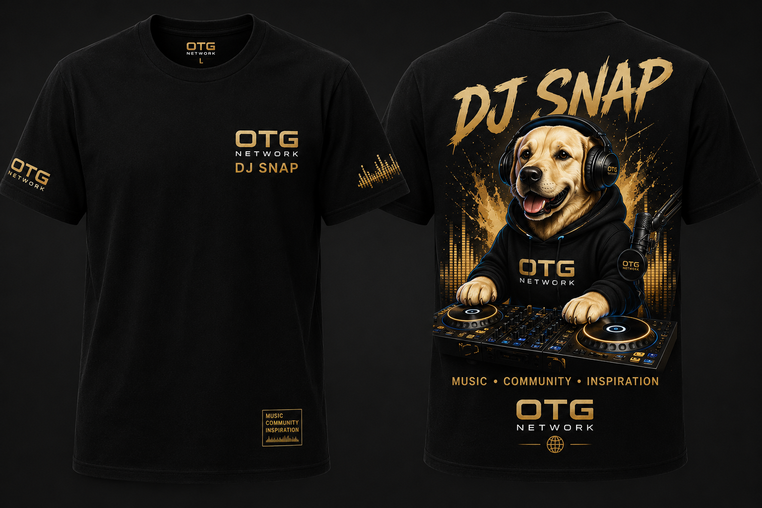 DJ SNAP Signature T-Shirt | OTG Network