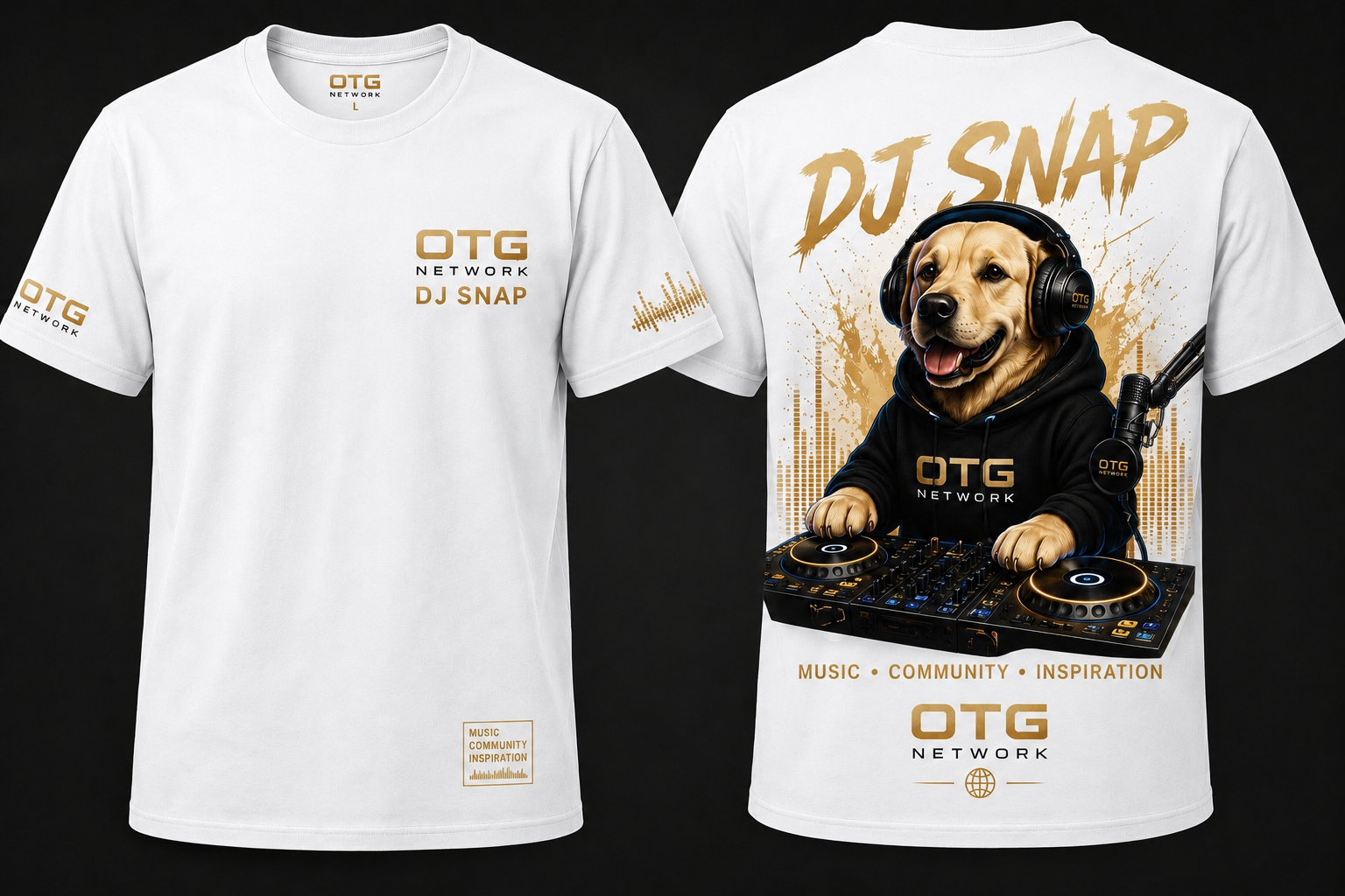 DJ SNAP Signature T-Shirt | OTG Network